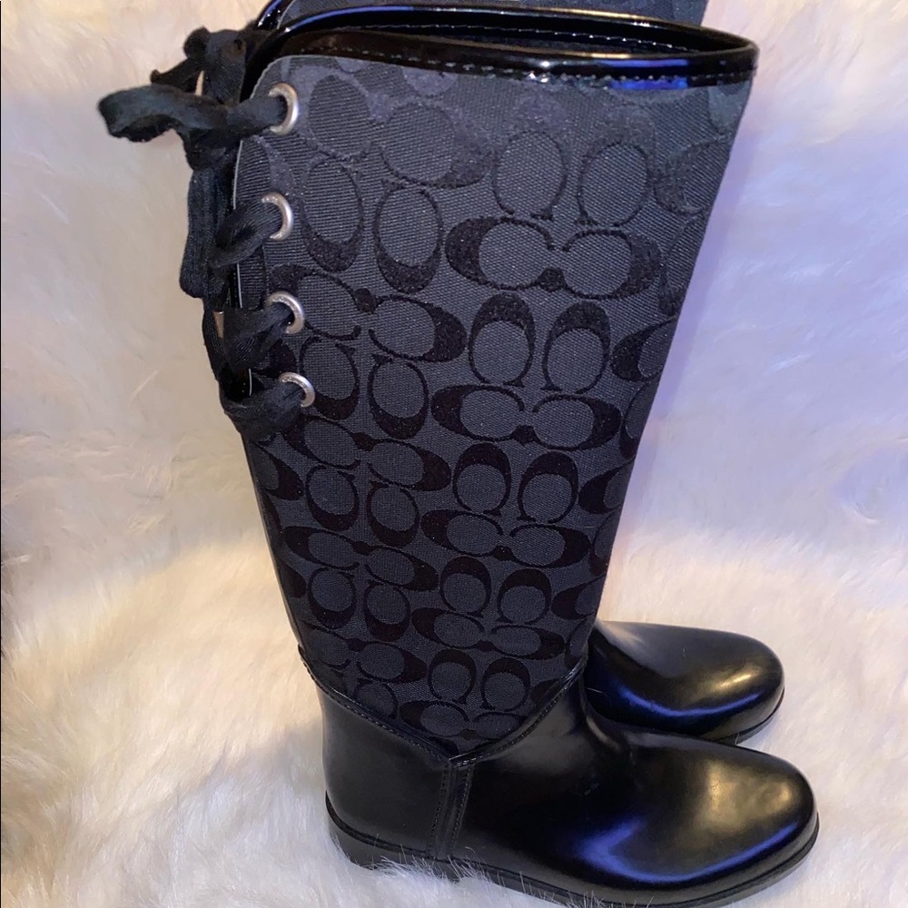 Authentic Coach Rain Boots